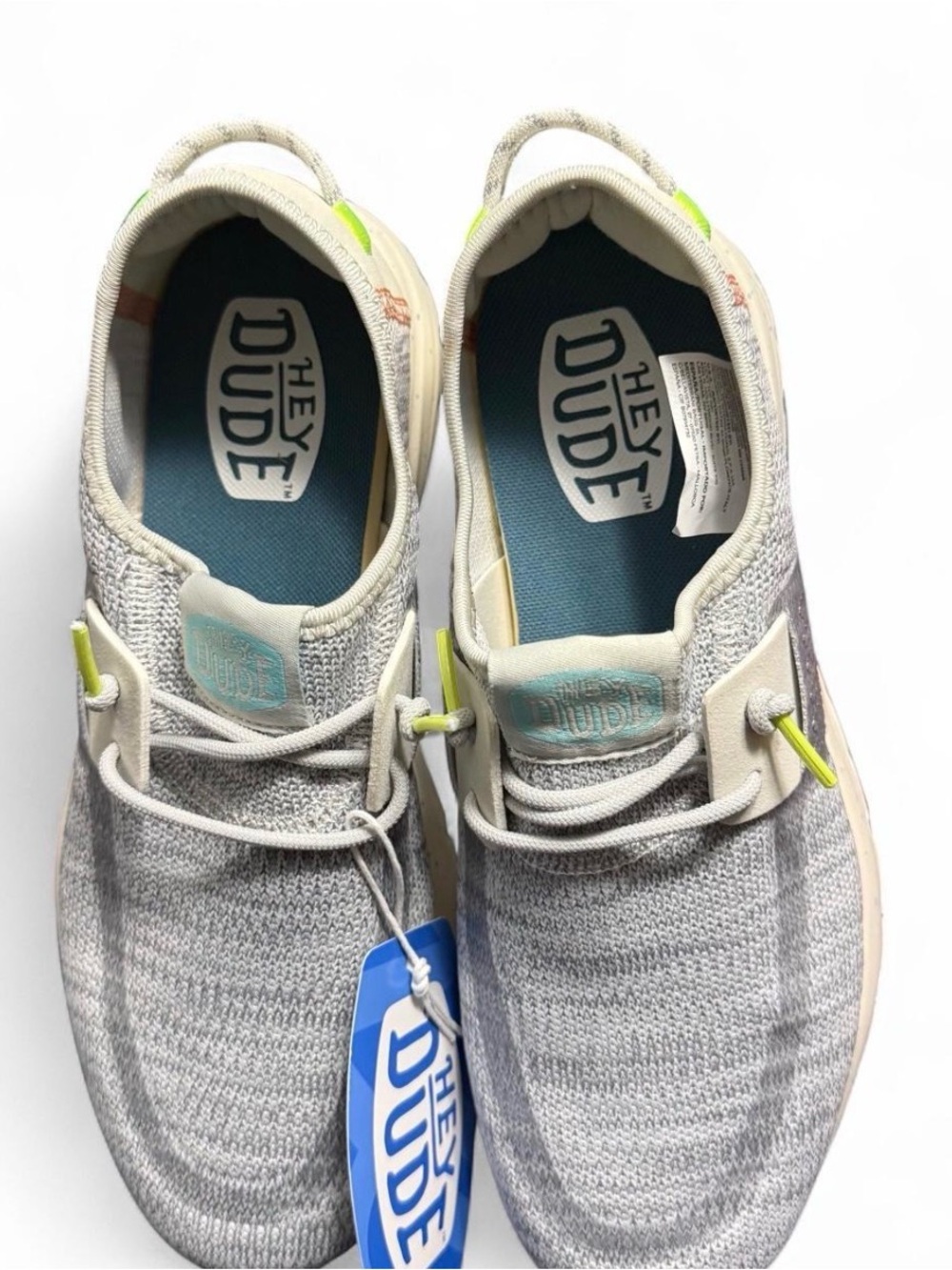 Hey Dude Sirocco W Speckle Grey Sneakers Women’s Size 8 NWT